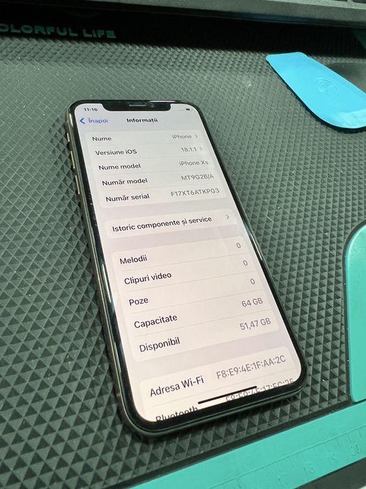 iPhone XS 64GB Gold 100% Baterie 11 13 14 15 16 Max Samsung A S 10 20