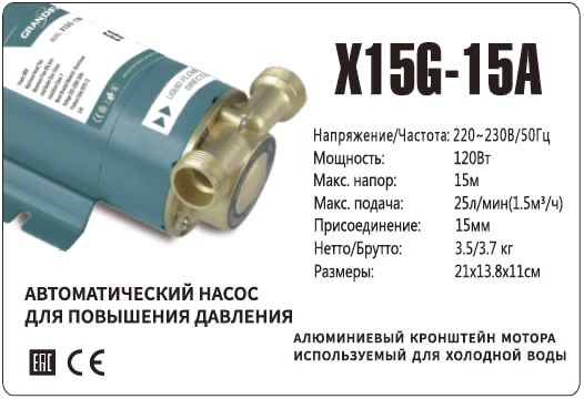 Циркуляционные насосы Grandfar mislik amotka