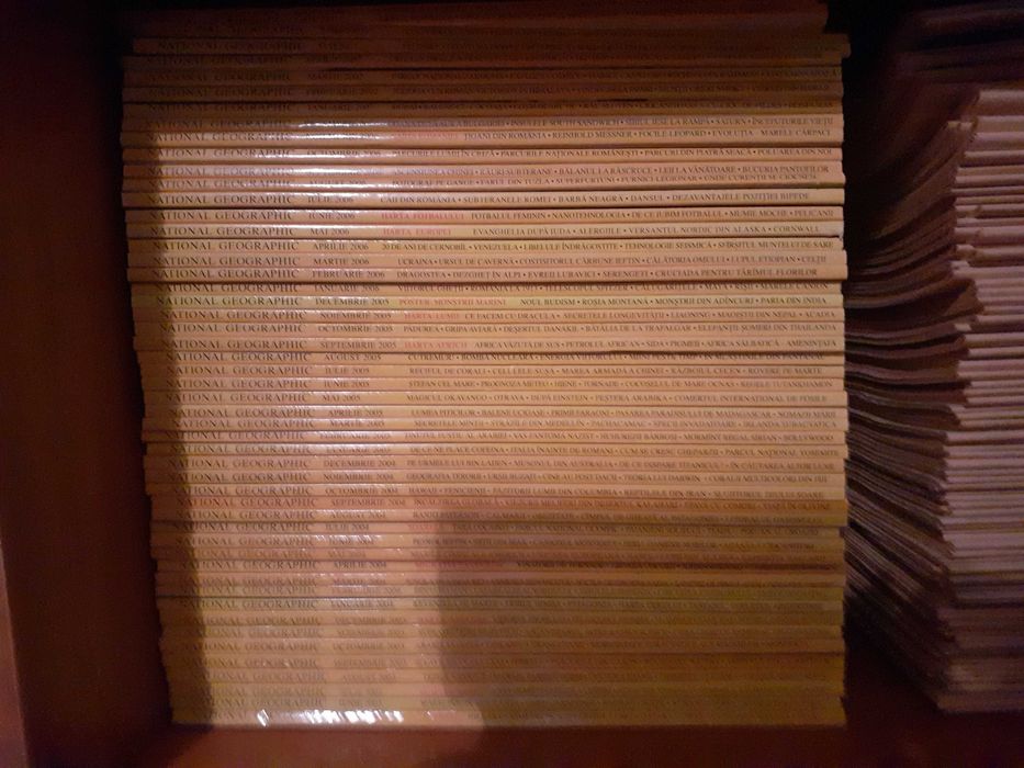 Revista ,,NATIONAL GEOGRAFIC" , primele 98 de numere, mai2003-iun2011