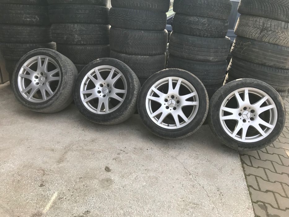 4 бр оригинални джанти Мерцедес цлс 5x112 17 цола