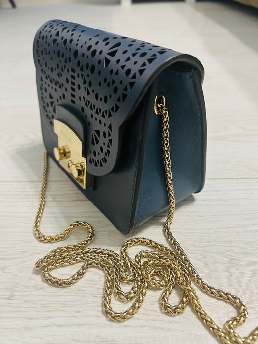 Geanta mini steel blue Furla