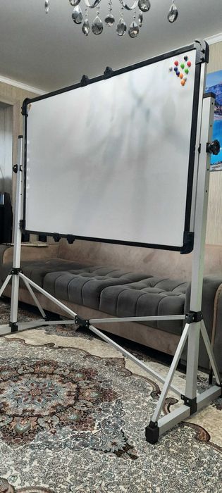 Магнитно-маркерная и меловая доска/ Магнитли-маркерли ва бўрли доска