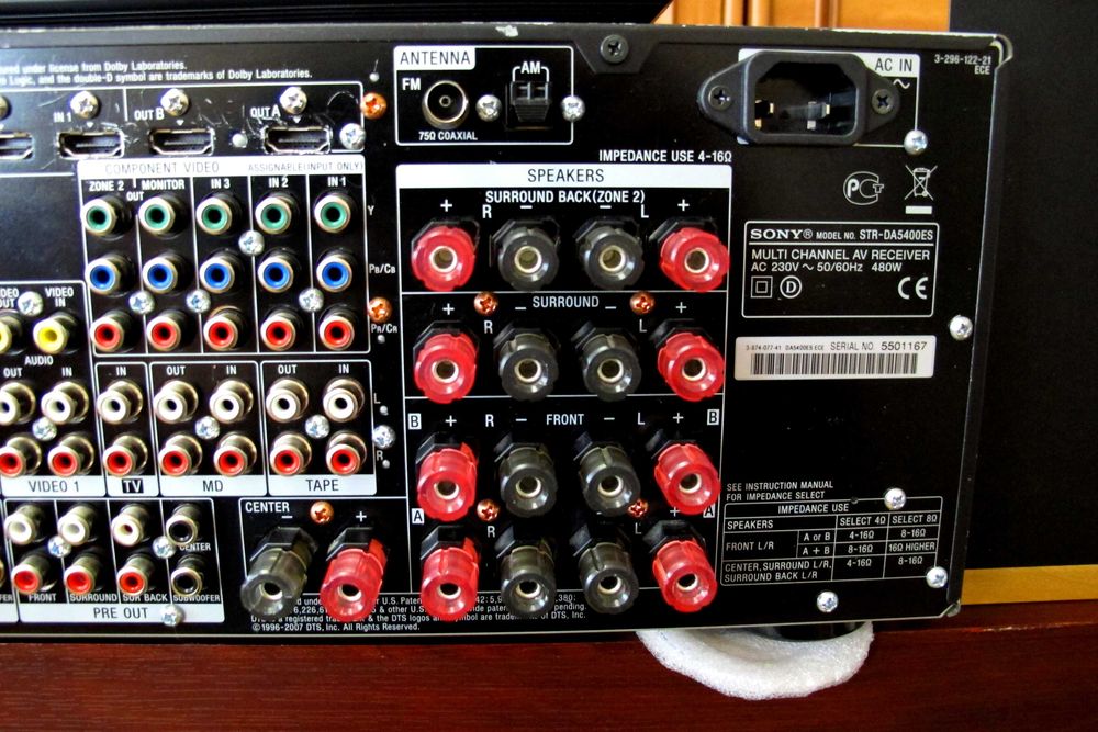 Sony STR-DA-5400ES - Топ модел ресивър на марката