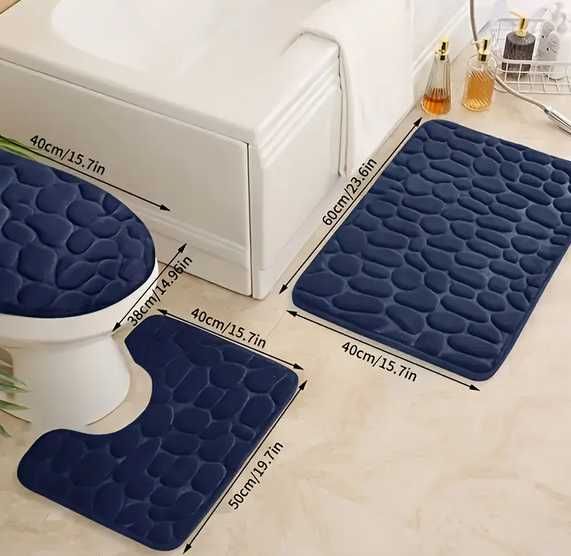 Комплект от 3 постелки за баня