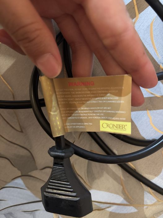 плойка от фирмы Cronier для афрокудри