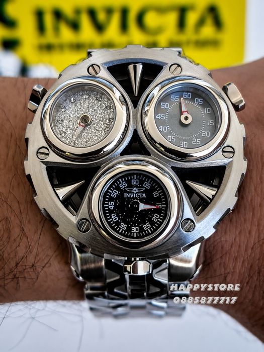 INVICTA Cerberus Silver 47 mm, Инвикта нов мъжки часовник