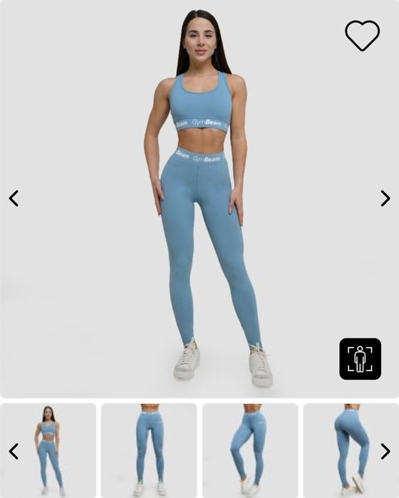 Дамски комплект  Simple Steel Grey - GymBeam