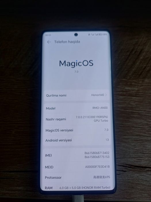 Honor x40 sotiladi