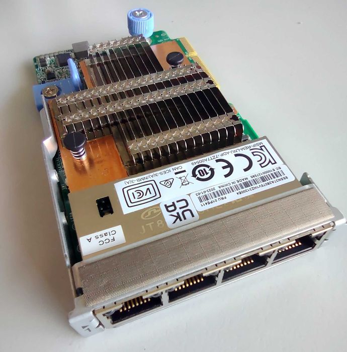 10Gb Lenovo Intel X722 LOM QP RJ45 01PE411 7ZT7A00549 Мрежов Адаптер