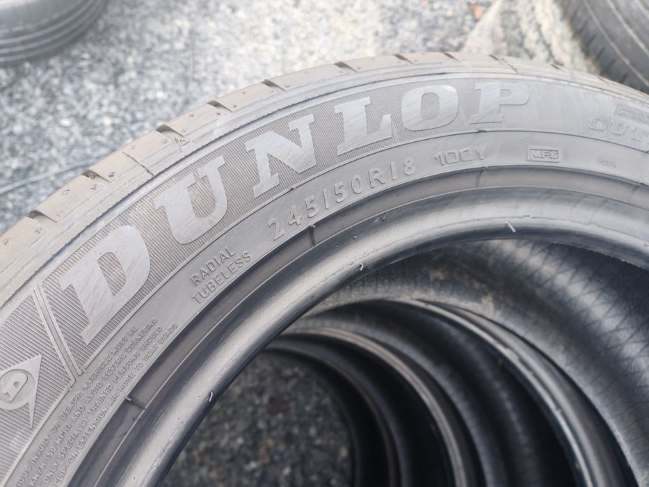 245 50 18,4buc vară  Dunlop RunFlat, 5mm