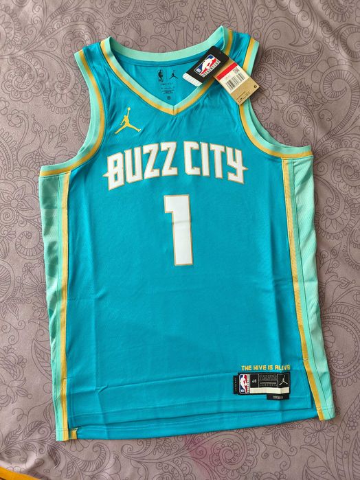 Нов мъжки потник NBA Nike Charlotte Hornets на LaMelo Ball