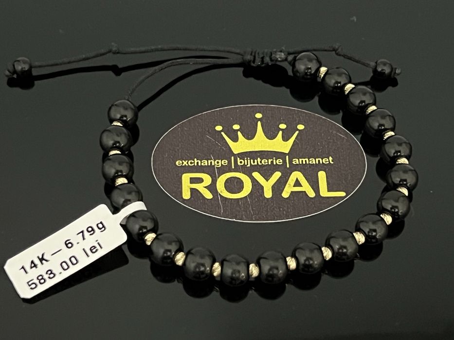 Bijuteria Royal CB : Bratara snur bile aur 14k  6,79 gr