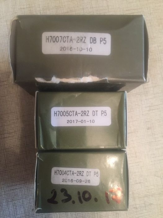 Подшипники ремонт шпинделей+подшипники ЧПУ 2,2/3,2/4,5/5,5kw и др