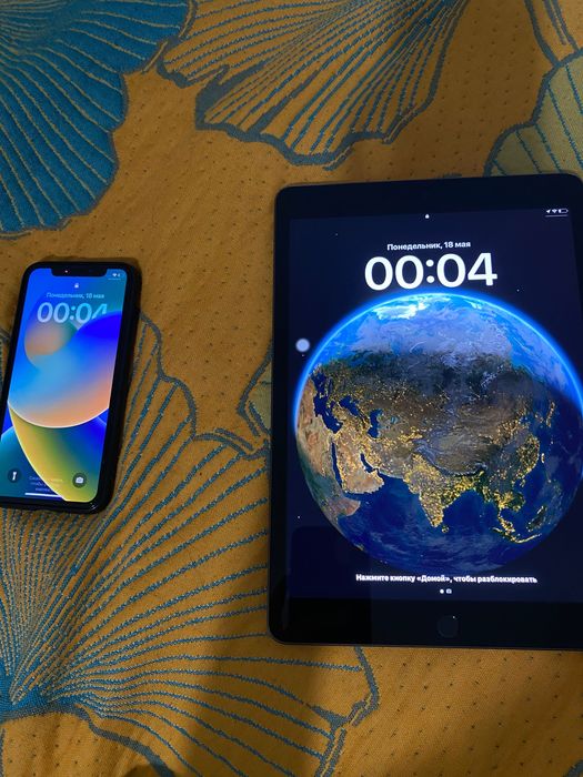 Ipad 9th generation Wi-Fi+ iPhone X