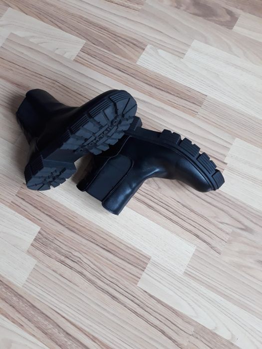 Ghete Tom Tailor piele naturală 100%