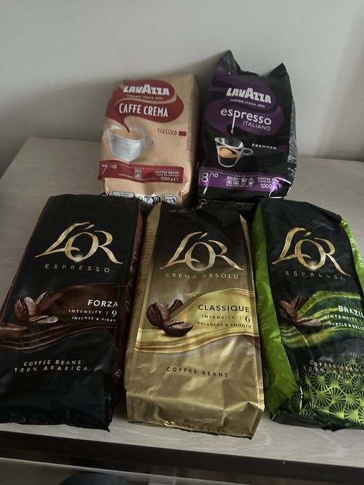 Cafea boabe 1kg. L’Or si Lavazza