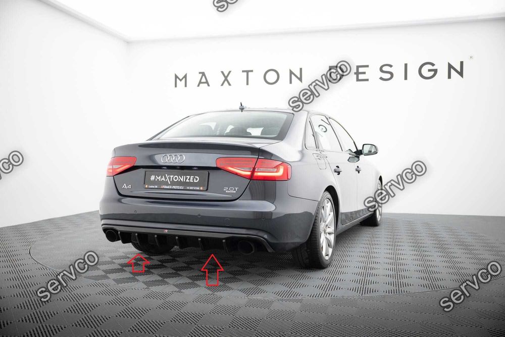 Difuzor bara spate Audi A4 B8.5 Facelift 2011-2015 v33 Maxton Design