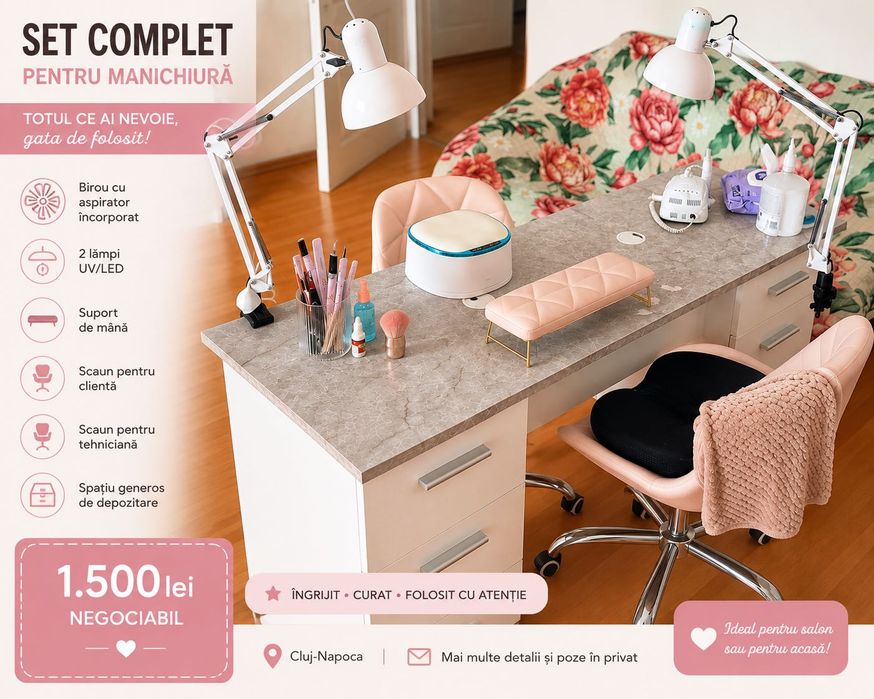 Set complet pentru manichiura