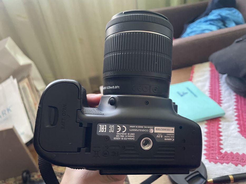 Canon eos 70 D cu obiective 18-55 mm IS Stm si 55-250 Is