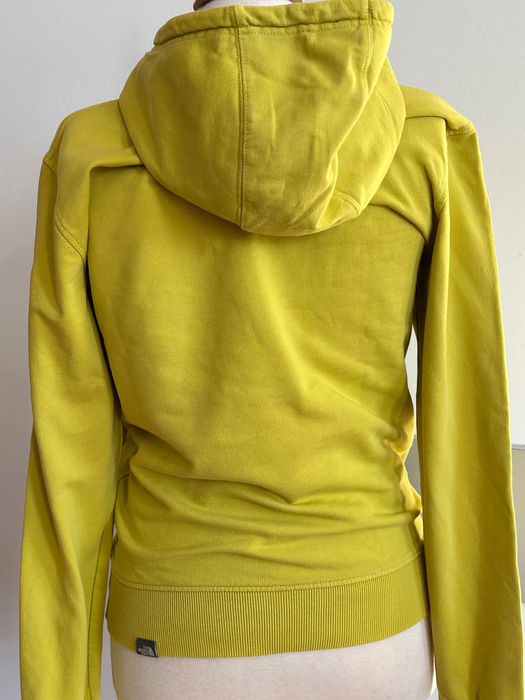 The North Face жълт памучен анорак