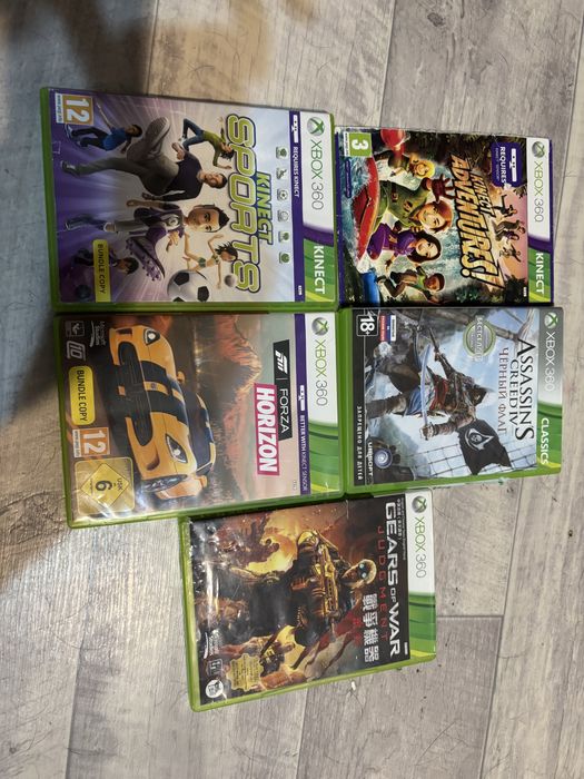 Xbox с кинект и играми