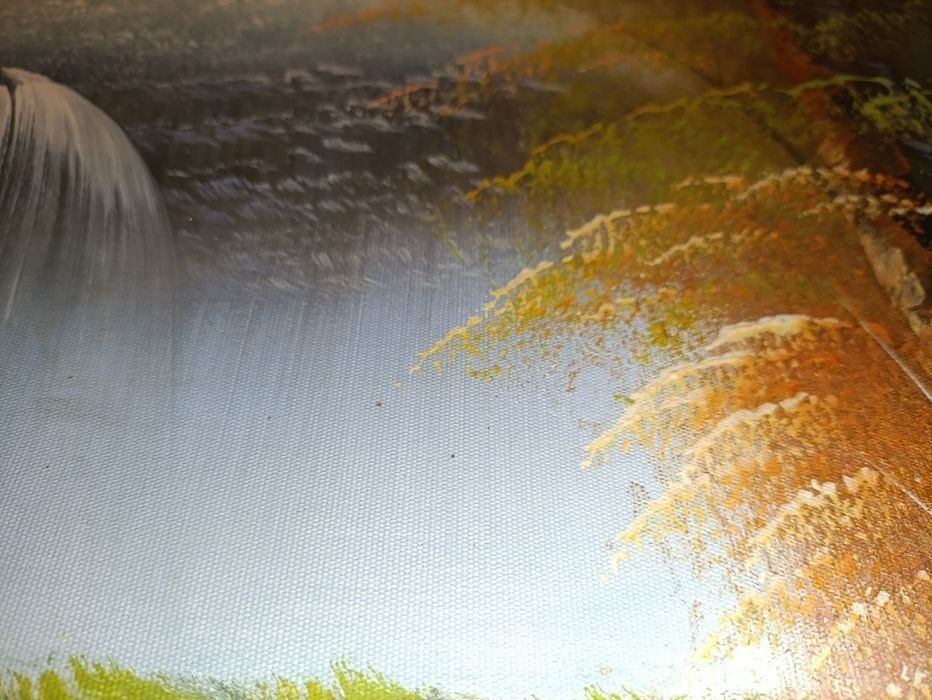 Tablou Pictat "Lacul Munților la Răsărit" Anul 1998