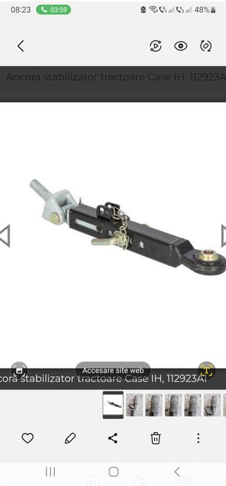 Ancora stabilizator pentru tractoare Case.

Compatibila cu urmatoarele
