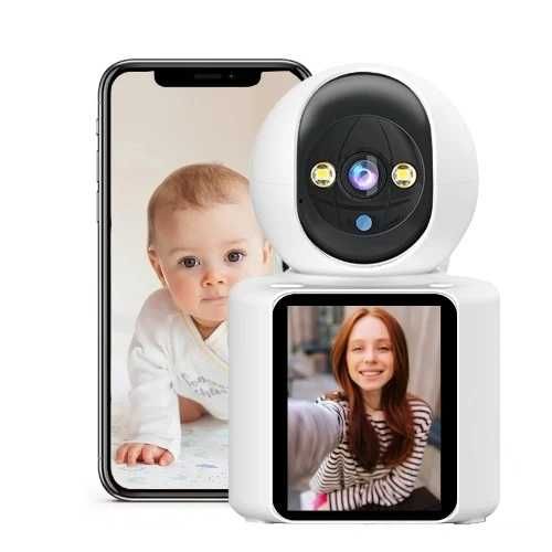 Компактна Wi-Fi видеокамера за наблюдение с 1080p HD и двупосочна комуникация