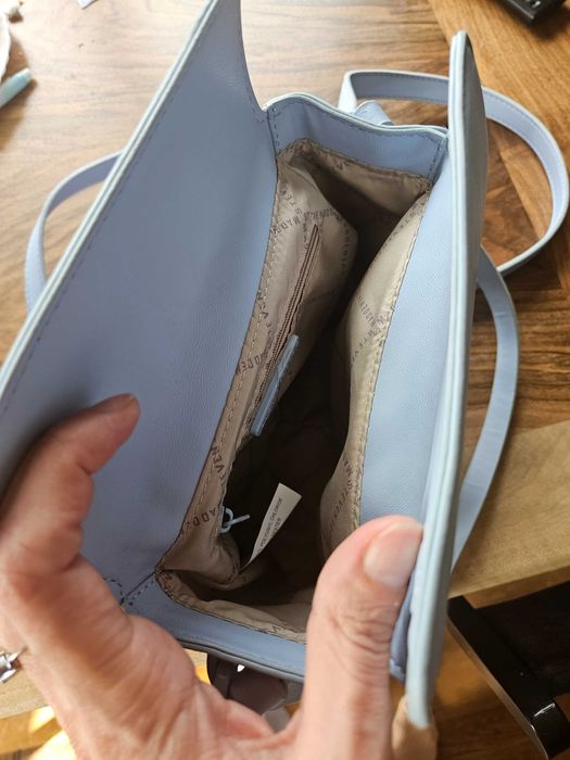 Светло синя чанта на Steve Madden