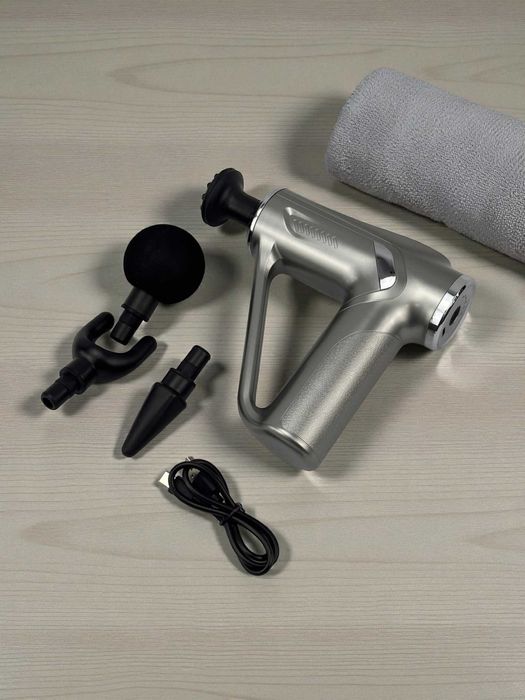 Массажер, пистолет, перкуссионный, ударный, для тела, фасциальный