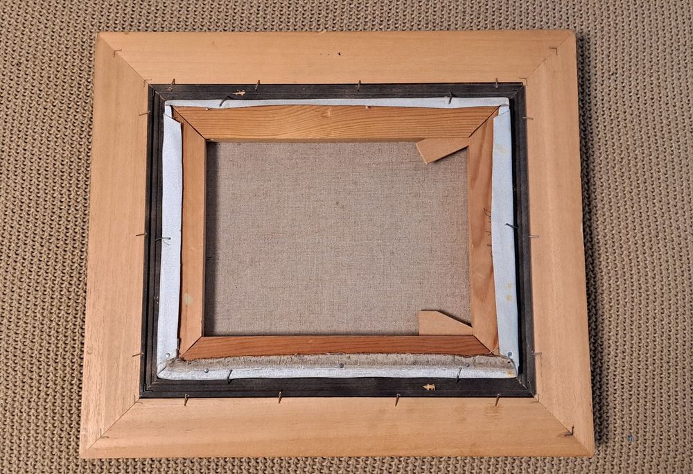 Tablou vechi ulei pe panza semnat