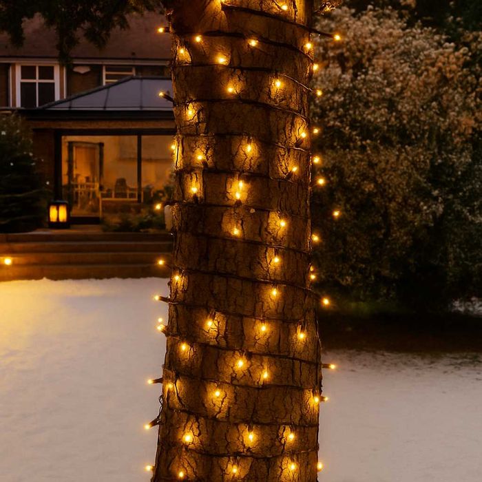 Професионални външни лампички 10м студено бял ФЛАШ ЕФЕКТ висок клас