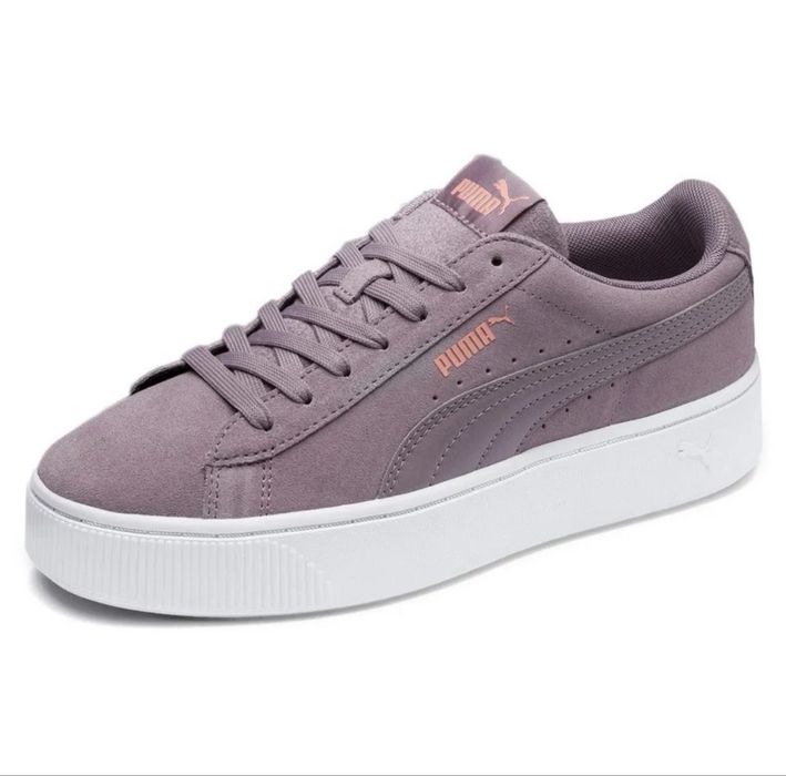 Велурени кецове Puma в лилаво