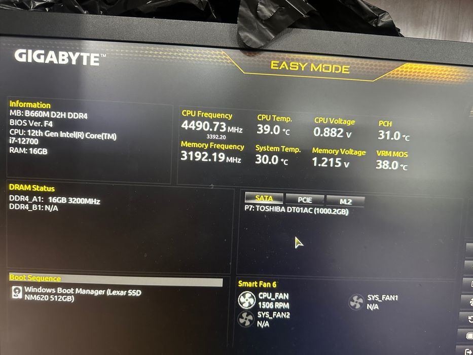 i7 12700/rtx 3060 8GB/b660/16gb/512gb nvme/1tb/case RGB/750W Gold plus