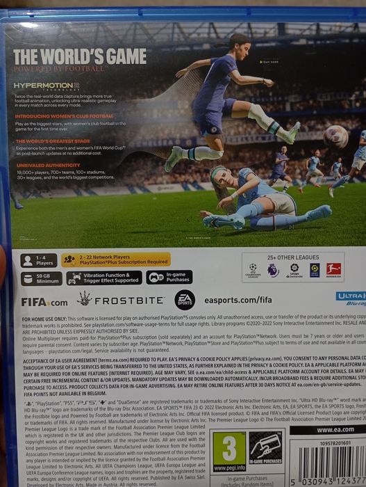 диск фифа23 для пс5