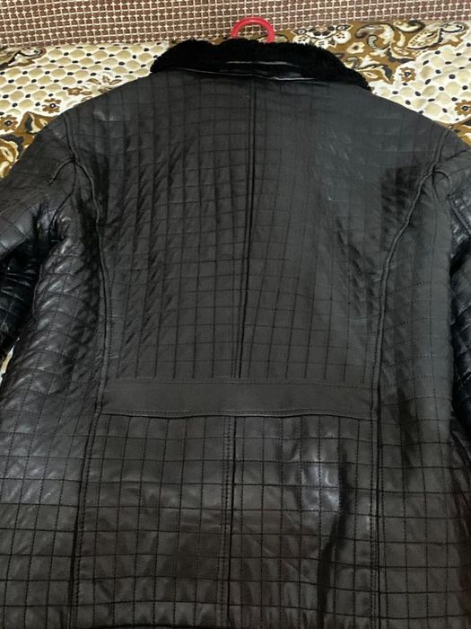 Мужская кожаная дубленка