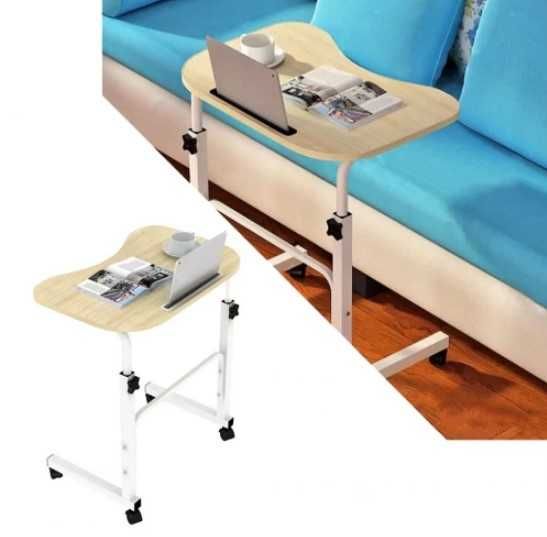 Подвижна помощна масичка за лаптоп с колелца