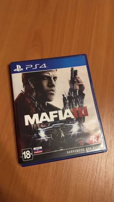 Диск Mafia 3 (PS4) в хорошем состоянии