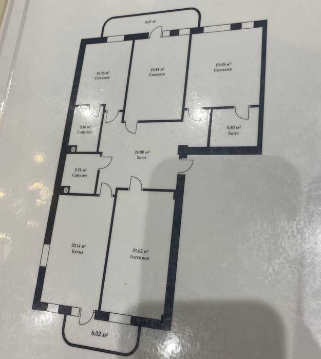 Срочно Продается 4\5\12 146м2 white box ЖК PARKWOOD ул Нукуская макро!