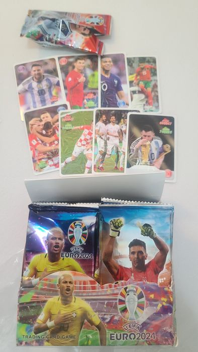 Album sau set UEFA EURO 2024 Lidl, pliculete, carti j