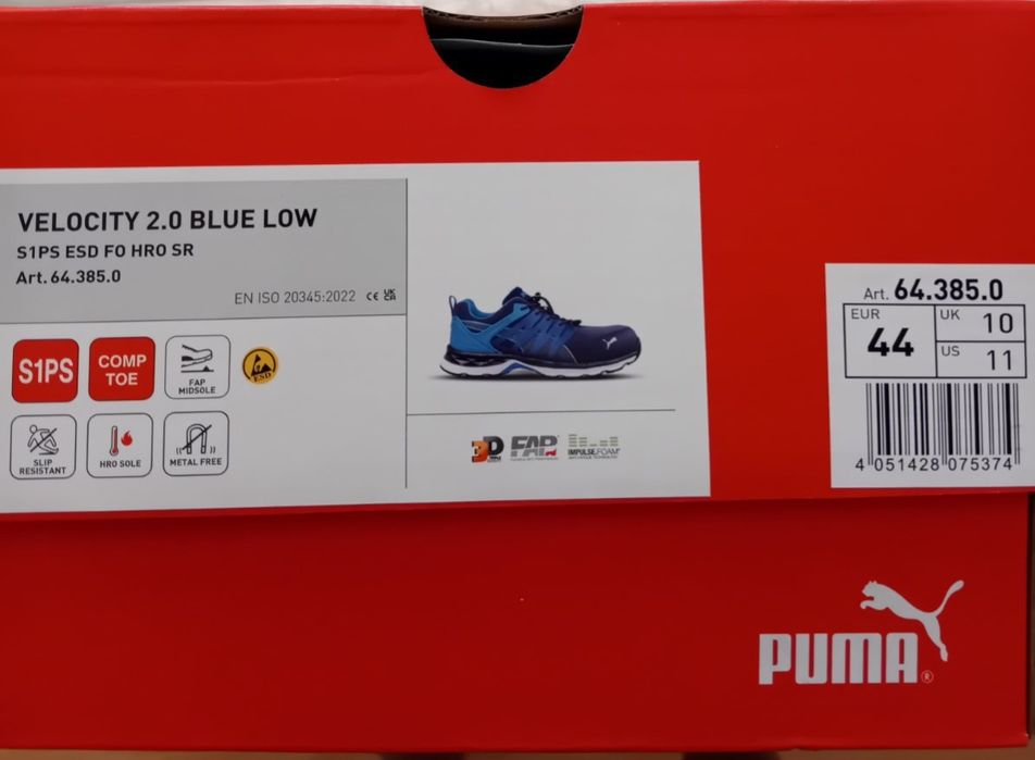 Мъжки работни обувки  PUMA Номер-44 . НОВИ