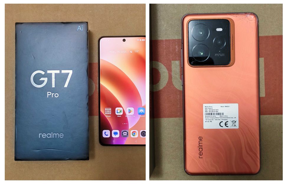 Realme GT7 Pro, Snapdragon 8 Elite, 12GB RAM + 256GB Stocare