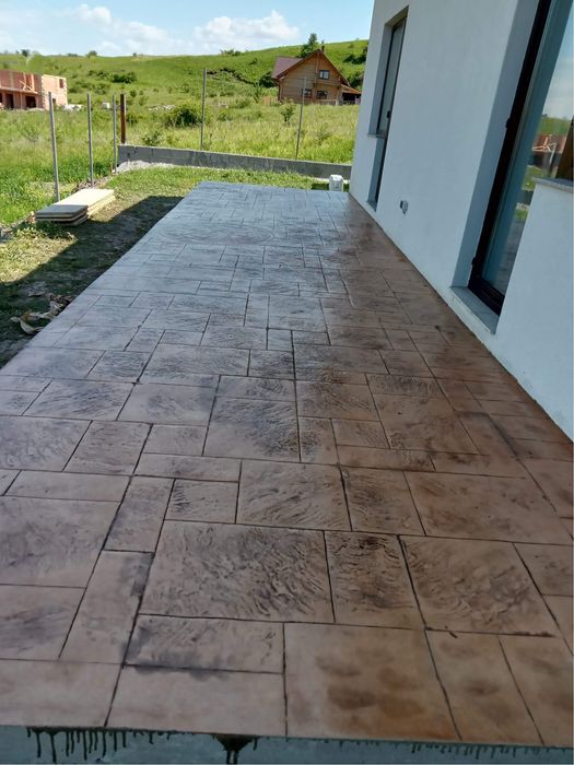 Beton amprentat si elicopterizat