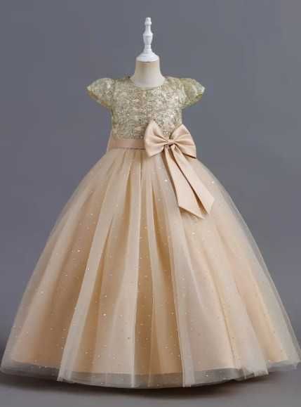 Винтажное детское пышное платье