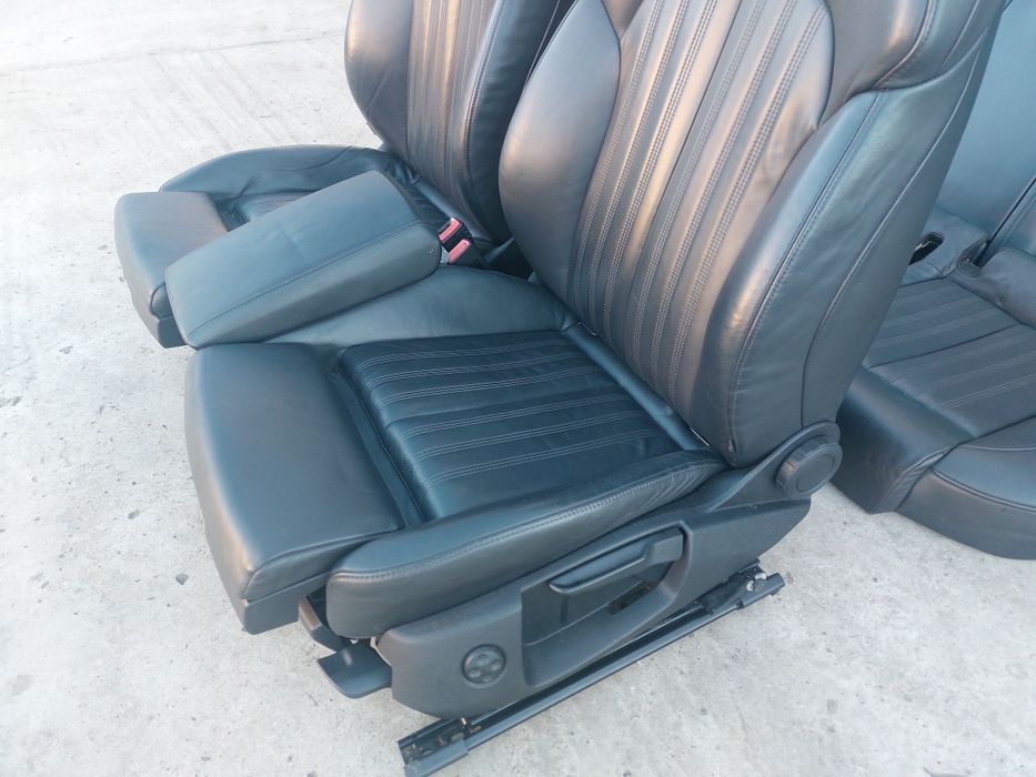 Set interior piele neagra S-line AUDI A6 C7 4G Model 2011-2018