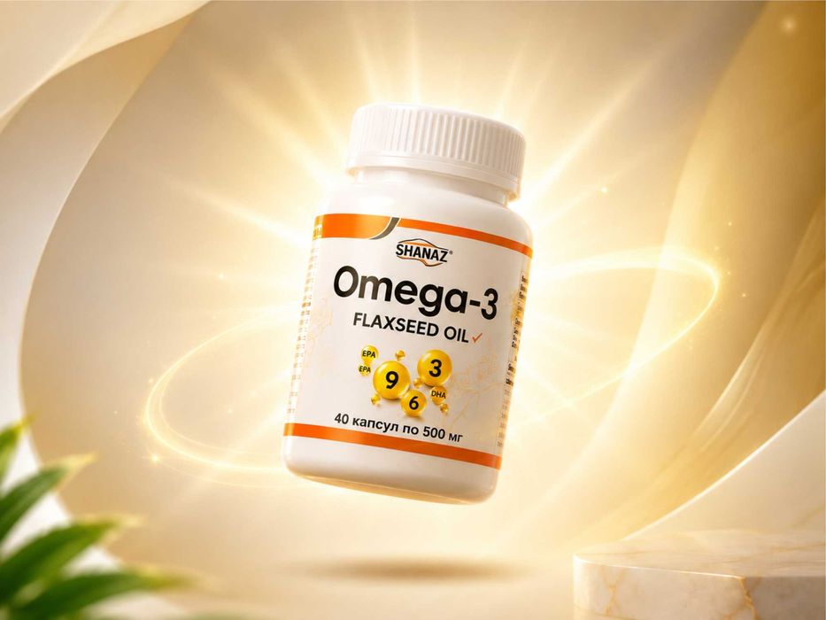 Omega-3 Flaxseed Oil 500mg 40 kapsula