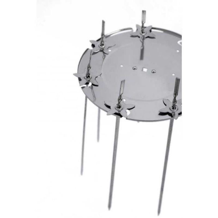 ГАРАНЦИЯ! Вертикален грил за пиле на грил и шишове 1800W