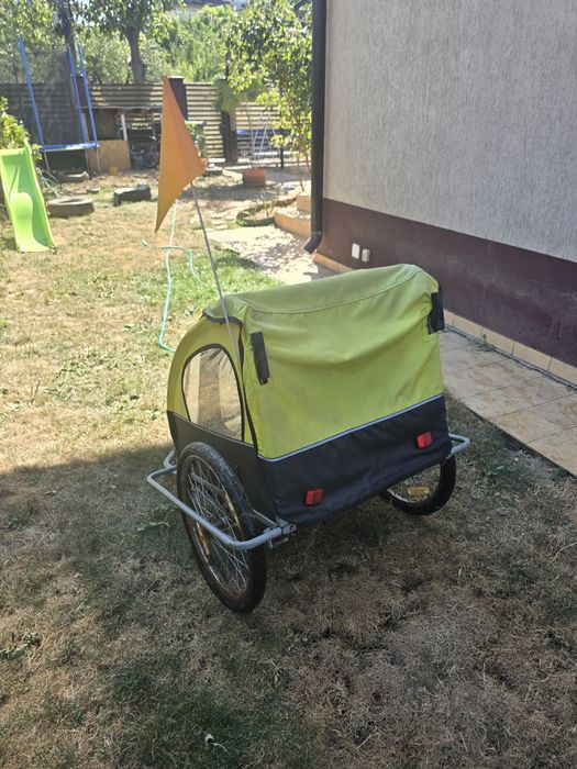 Remorca bicicleta copii