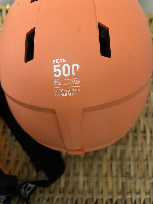 Детски ски панталон и яке Wedze 8 г.; каска и очила