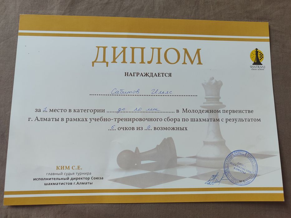 Тренер по шахматам